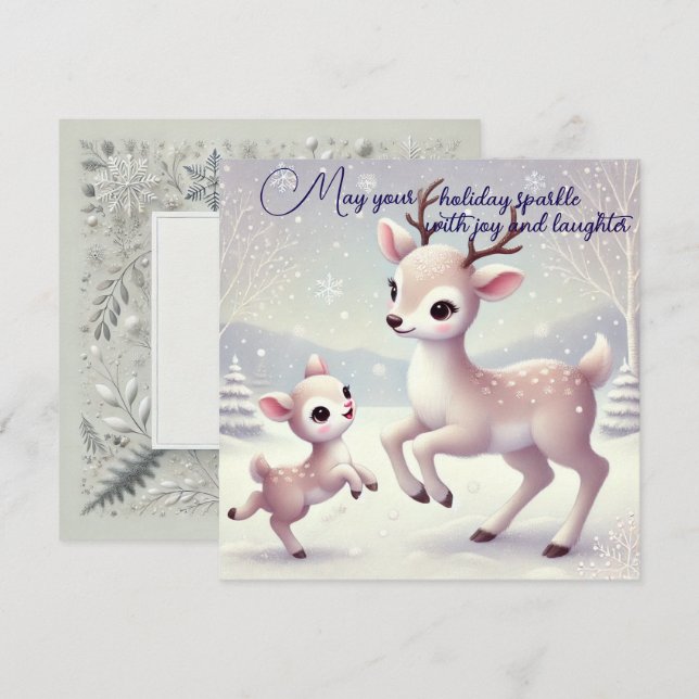 Carte Divertissement hivernal (Devant / Derrière)