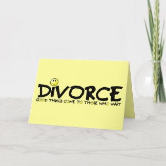 Carte Divorce plein d'esprit