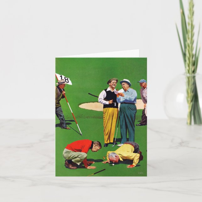 Carte Dix-huitième trou (Devant)