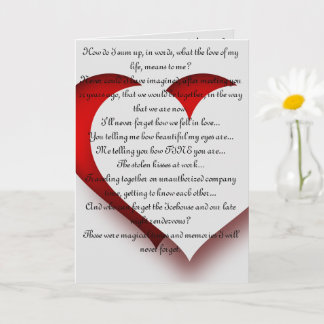 Carte DNHallmark EXCLUSIVE : L'amour de ma vie Anniversa