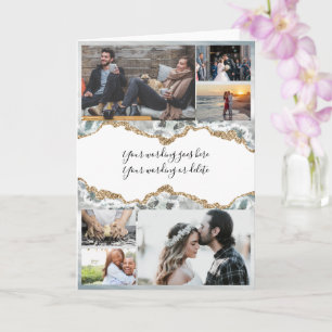 Carte do-it-yourself 6 photo   couple geode romantique a