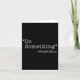 Carte Do Soing Michelle Obama - Uni-adultes, Noir, Petit