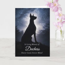 Doberman Pinscher Chien Sympathie Perte Spirituel