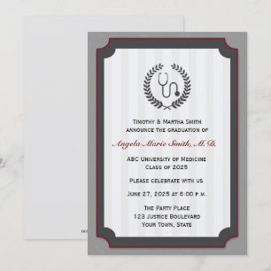 Carte d'obtention du diplôme de Faculté de