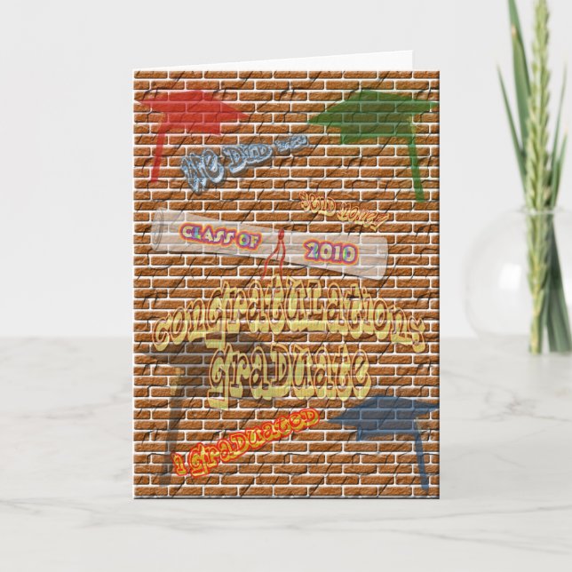 Carte d'obtention du diplôme de graffiti (Devant)