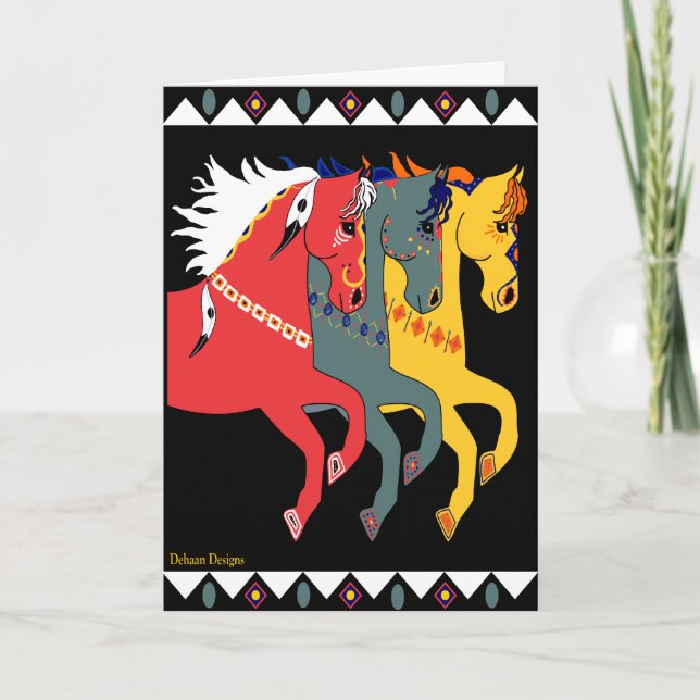 Carte d'occasion pour un poney mystique (Devant)