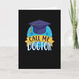 Carte Doctorat Appelez-moi Docteur Diplôme Funny Promoti