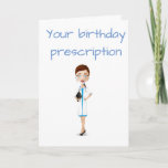 CARTE DOCTOR'S BIRTHDAY WISH *DOUBLE DOSE OF ENJOYMENT*<br><div class="desc">THIS "PRESCRIPTION IS PERFECT" FOR THE **DOCTOR** IN YOUR LIFE. IT IS A "DOUBLE DOSE" OF "ENJOYMENT" FOR HER VERY SPECAIL DAY... HER "BIRTHDAY" THIS IS ONE OF THE MANY "PROFESSIONAL'S" BIRTHDAY AND "RETIREMENT" CARDS AND I HOPE YOU WILL STOP BY AND CHECK THEM OUT SOME DAY. THANKS FOR STOPPING...</div>