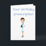 CARTE DOCTOR'S BIRTHDAY WISH *DOUBLE DOSE OF ENJOYMENT*<br><div class="desc">THIS "PRESCRIPTION IS PERFECT" FOR THE **DOCTOR** IN YOUR LIFE. IT IS A "DOUBLE DOSE" OF "ENJOYMENT" FOR HER VERY SPECAIL DAY... HER "BIRTHDAY" THIS IS ONE OF THE MANY "PROFESSIONAL'S" BIRTHDAY AND "RETIREMENT" CARDS AND I HOPE YOU WILL STOP BY AND CHECK THEM OUT SOME DAY. THANKS FOR STOPPING...</div>