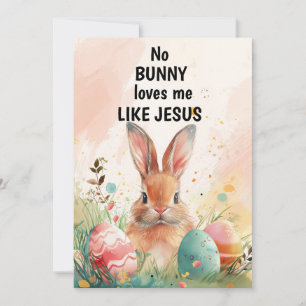 Carte d'œufs de lapin, aucun lapin ne m'aime comme
