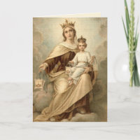 Carte d'offre de messe de notre Dame du MONT CARME