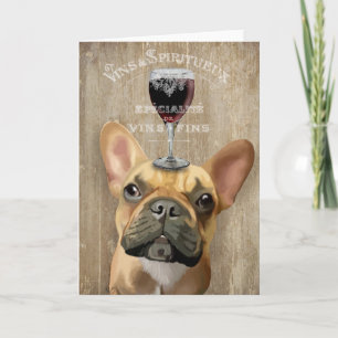 Carte Dog Au Vin, French Bulldog