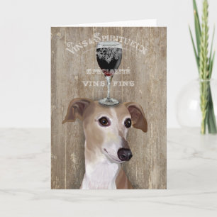 Carte Dog Au Vin Greyhound