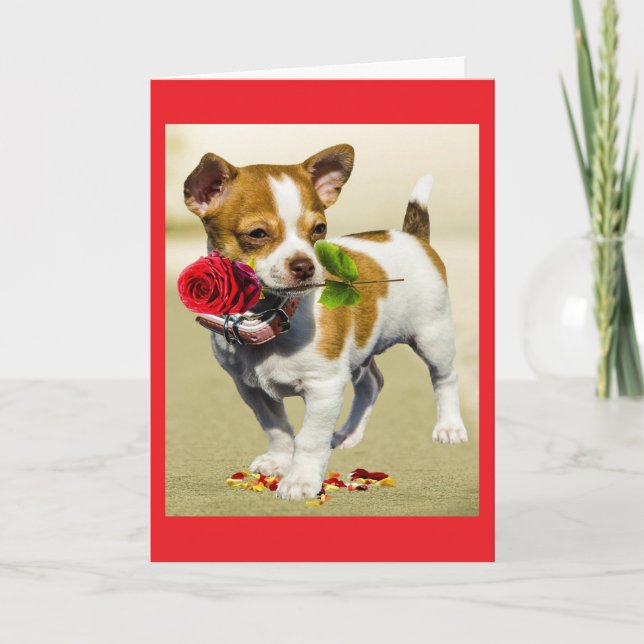 Carte  Dog Mom Mother's Day Greeting Card (Devant)