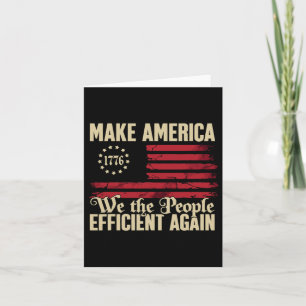 Carte Doge D.o.g.e Rendre l'Amérique efficace Trump 20