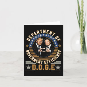 Carte Doge D.o.p.e. Ministère de l'Efficacité gouverneme