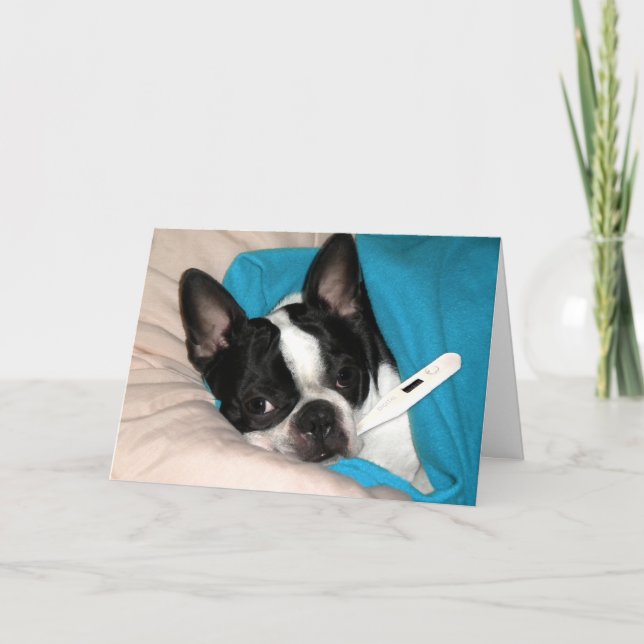 Carte Doggie du jour malade (Devant)