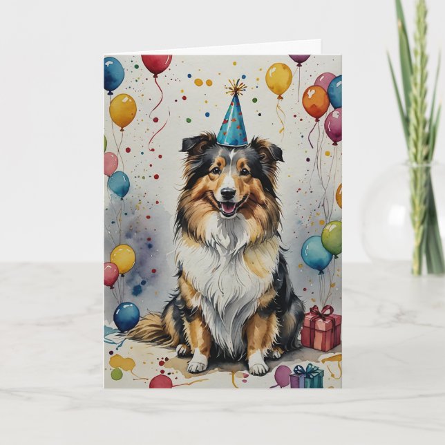 Carte Doggone Délicieux Anniversaire - Personnalisable (Devant)