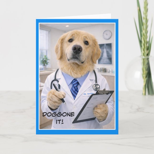 Carte Doggone It Get Well Card FB-2 (Devant)