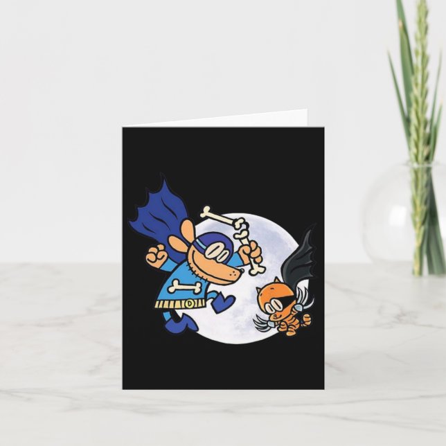 Carte Dogman Et Chat Essentiels Pour Enfant (Devant)