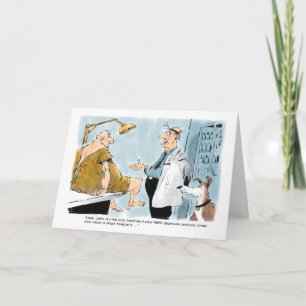 Carte Dog's Tongue Cures All get well card