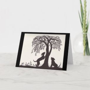 Carte DOgs Tree a Bird