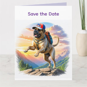 Carte Dogue allemand Mastiff en montagne en vacances