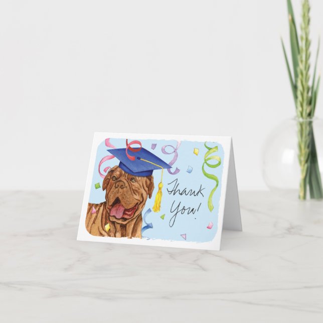 Carte Dogue de Bordeaux Graduate (Devant)