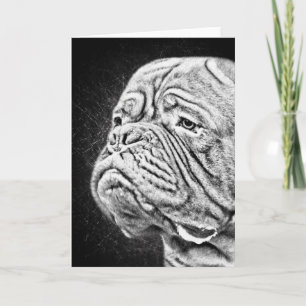 Carte Dogue De Bordeaux - mastiff français