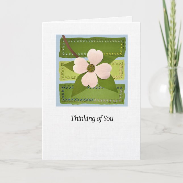 Carte Dogwood "Thinking of You" Art Card  (Devant)