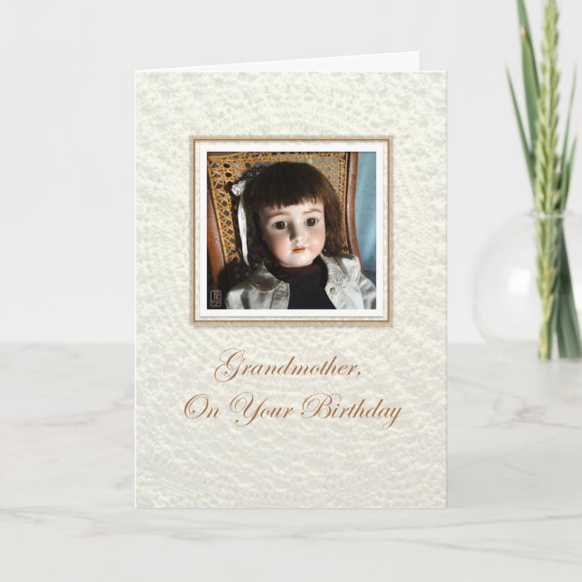Carte Doll Frances Grandmother Birthday (Devant)