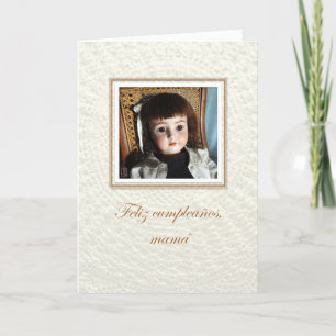 Carte Doll Frances mamá/maman Anniversaire