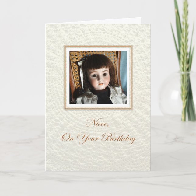 Carte Doll Frances Niece Anniversaire (Devant)