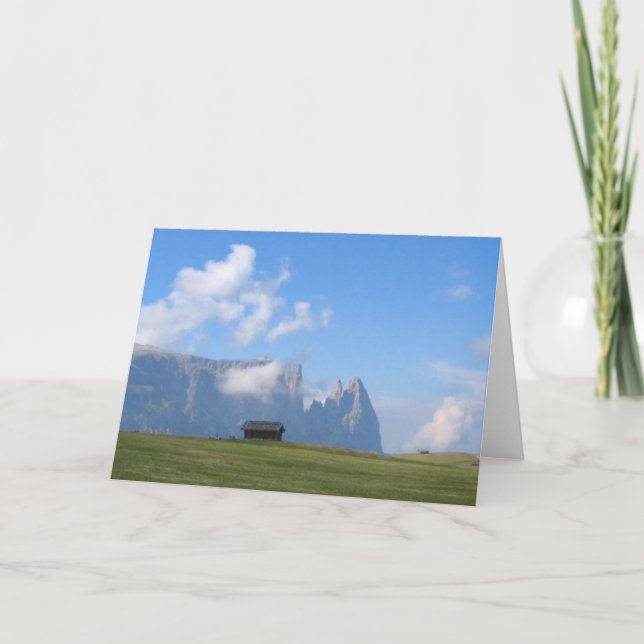 Carte Dolomites Italie (Devant)
