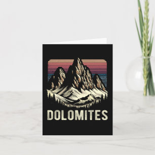 Carte Dolomites Montagnes Alpes dolomitiques Randonnée d