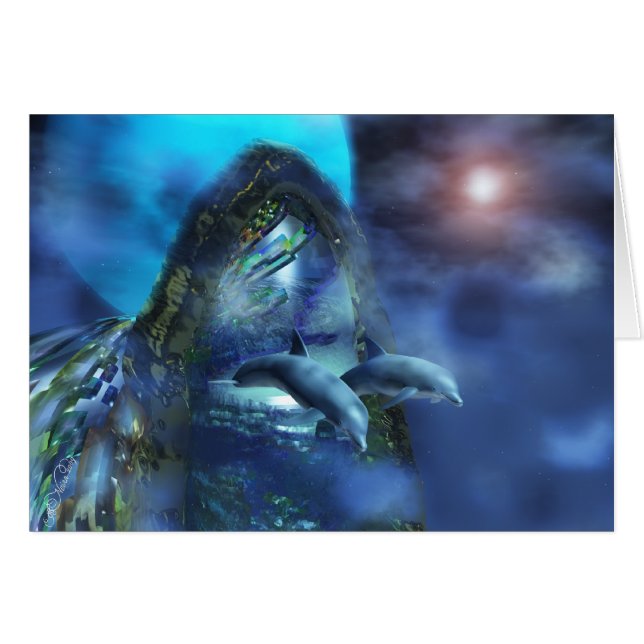 Carte Dolphin (Devant horizontal)