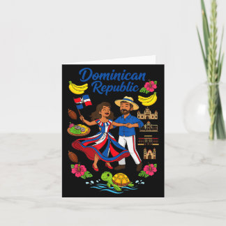 Carte Dominican Republic Culture Dancing Travel