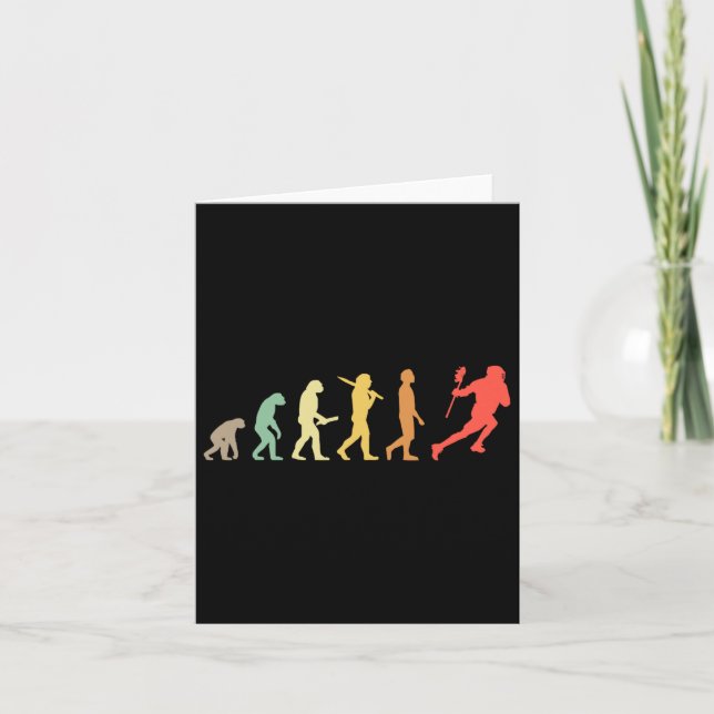 Carte Don Retro Lacrosse Evolution Pour Les Joueurs De C (Devant)