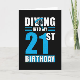 Carte Don Skydiver 21e anniversaire