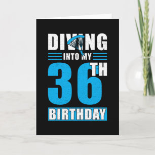 Carte Don Skydiver 36e anniversaire