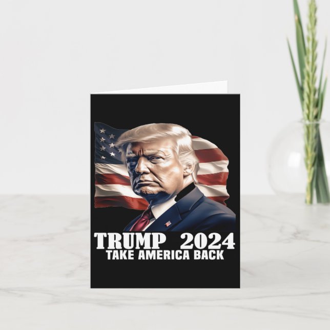Carte Donald Trump 2024 (Devant)