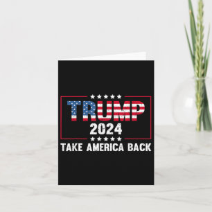 Carte Donald Trump 2024 Reprendre l'Amérique Vintage rét