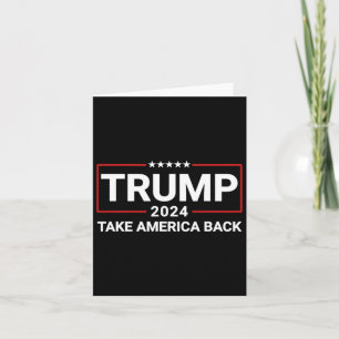 Carte Donald Trump 2024 Reprenez l'Amérique Élection - L