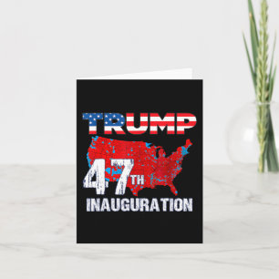 Carte Donald Trump 47e président 2025 Inauguration États