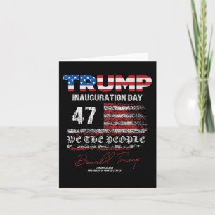 Carte Donald Trump 47e Président 2025 Investiture États-