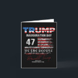 Carte Donald Trump 47e Président 2025 Investiture États-<br><div class="desc">Donald Trump 47e Président 2025 Investiture États-Unis Patriotique</div>