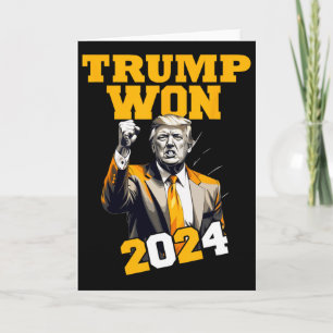 Carte Donald Trump a gagné l'inauguration de l'élection