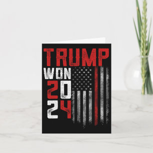 Carte Donald Trump a gagné l'inauguration de l'élection