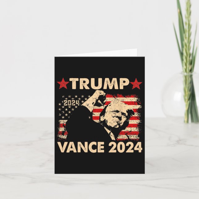 Carte Donald Trump a gagné l'inauguration de l'élection  (Devant)