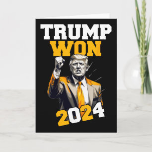Carte Donald Trump a gagné l'investiture de l'élection 2